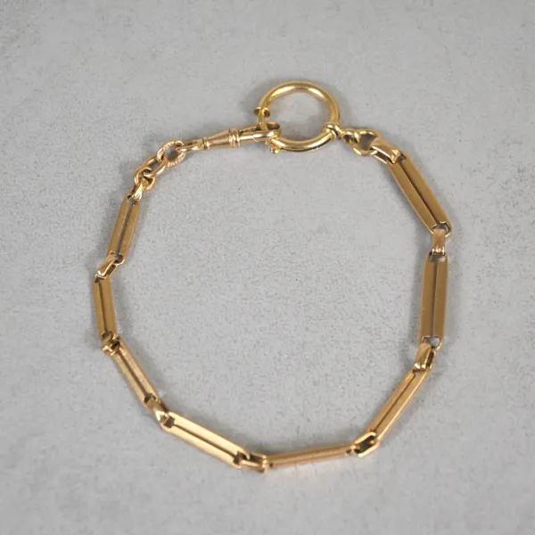Klockkedja, 18k guld, Gustaf Dahlgren & Co.