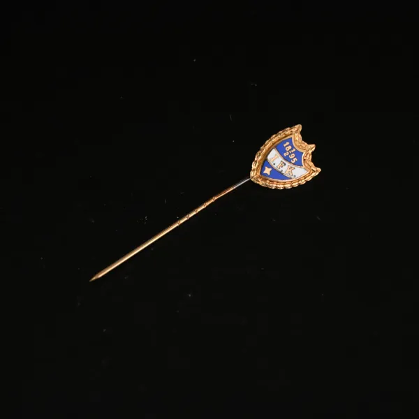 Pin, 18k guld, Lagerströms Fabriks Aktiebolag, Stockholm, 1973.
