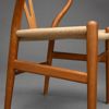 Hans J. Wegner, stolar, 4st, modell "CH-24", Carl Hansen & Son, Danmark.