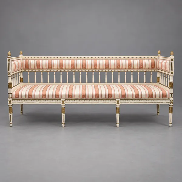 Soffa, gustaviansk, 17/1800-tal.