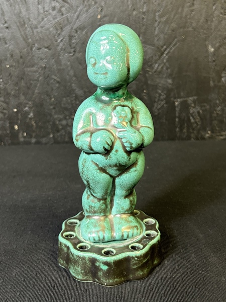 Upsala Ekeby Figurin/Blomhållare 1930-tal 