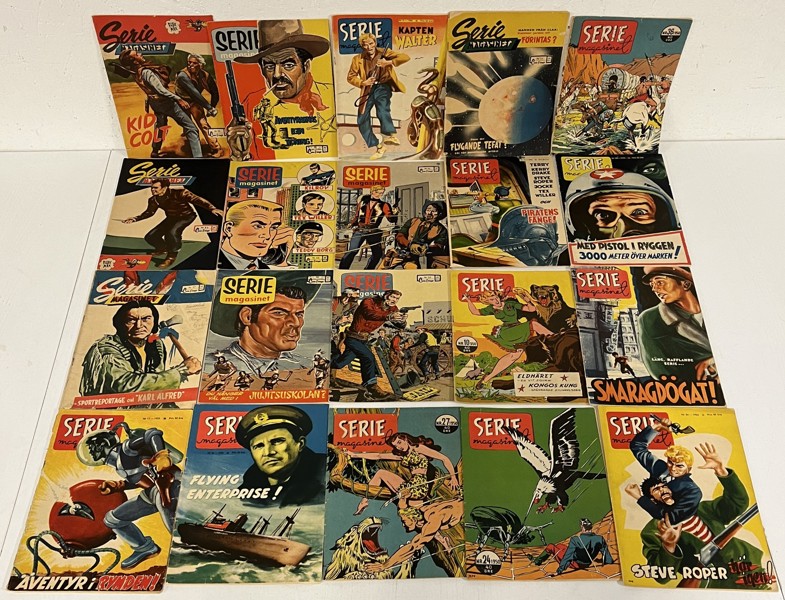 Seriemagasinet 1950/54/55, 20 st 