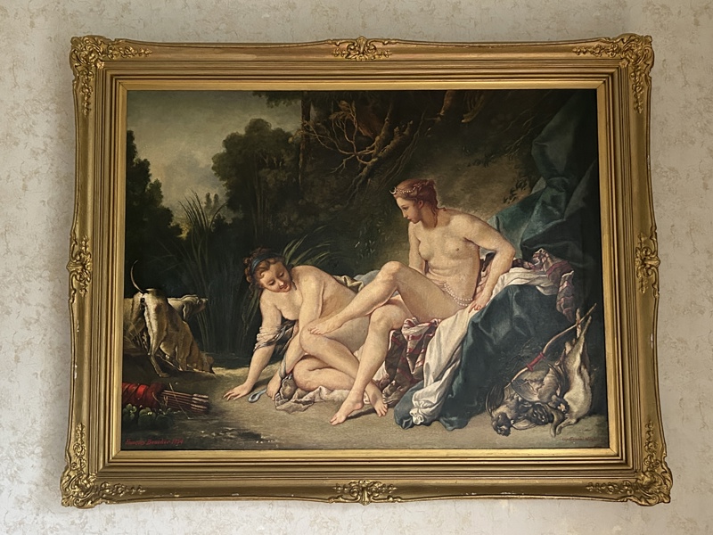 François Boucher Olja på duk 1754, kopia av Gunnar Wigh 1953