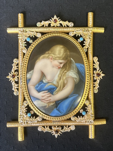 Porslinstavla av Pompeo Batoni, 17/1800 tal