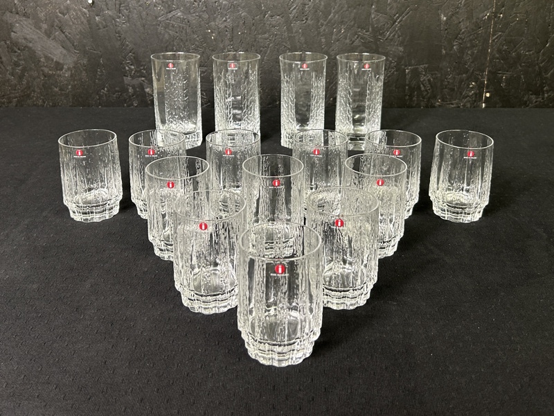 Iittala Glas bl a 4 st Kalinka och 12 st selterglas