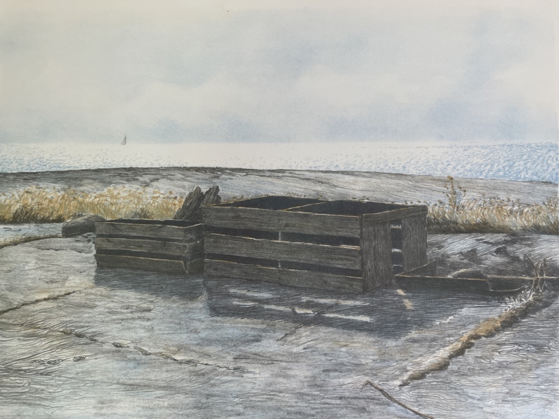 Färglitografi 126/400 Björn Lindroth