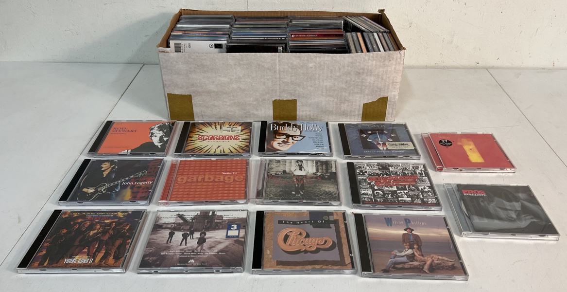 Parti CD skivor, blandad musik 