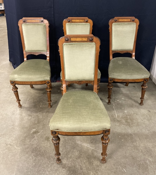 Salongsstolar 1800 tal, 4 st