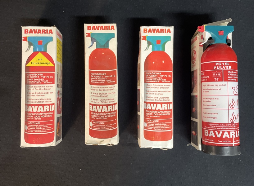 Brandsläckare 1 kg, 4 st