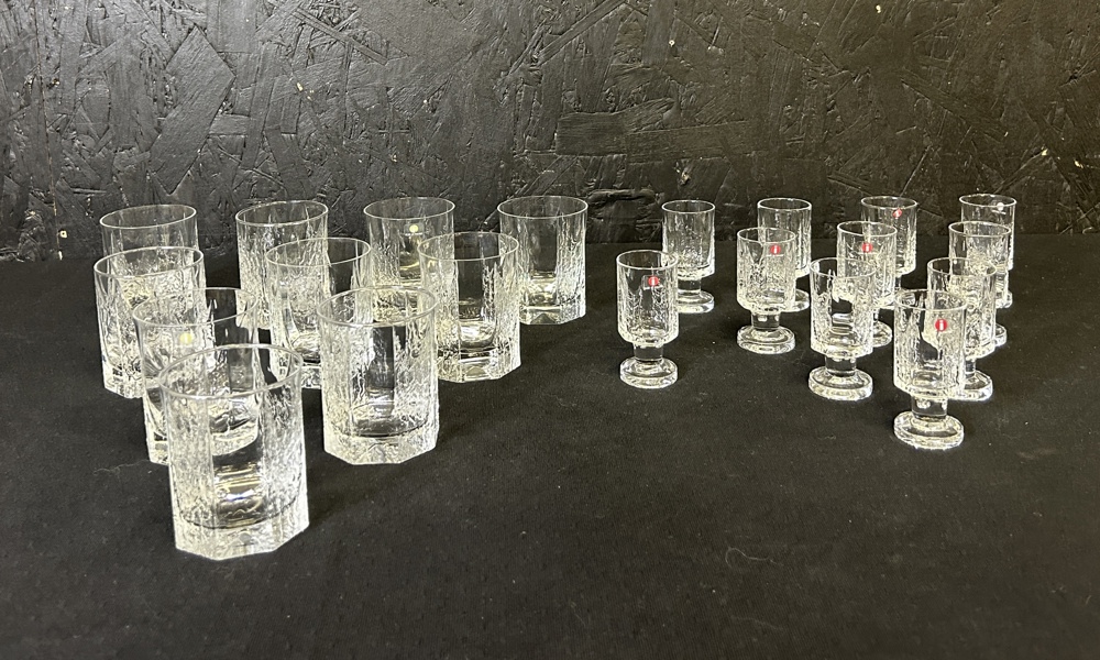 Glas Kalinka Iittala whisky och snapsglas 21 st 