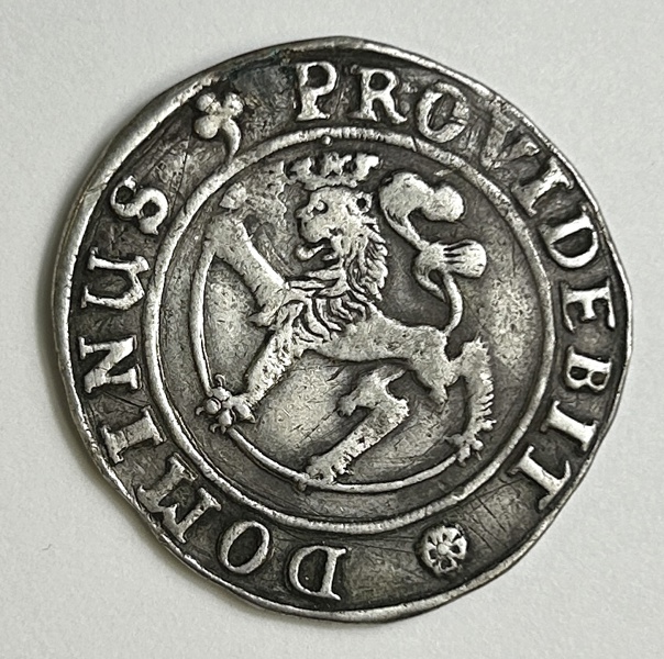Norge 2 Mark 1650 Fredric lll Silvermynt
