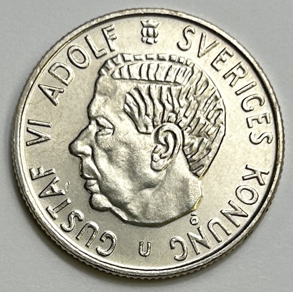 Sverige Gustav VI Adolf 2 Kr 1963 