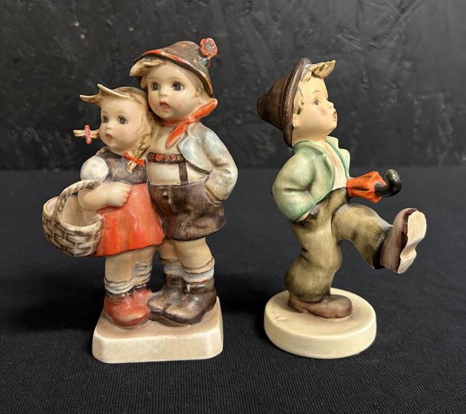 Hummel figuriner, 2 st högsta höjd 15 cm