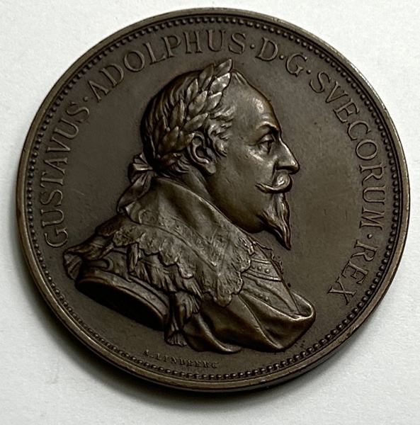Sverige Medalj Gustav II Adolf Brons