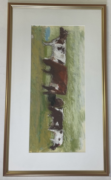 Tavla krita signerad KJ 1997 