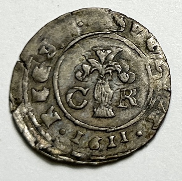 Sverige Karl IX 1 öre 1611 