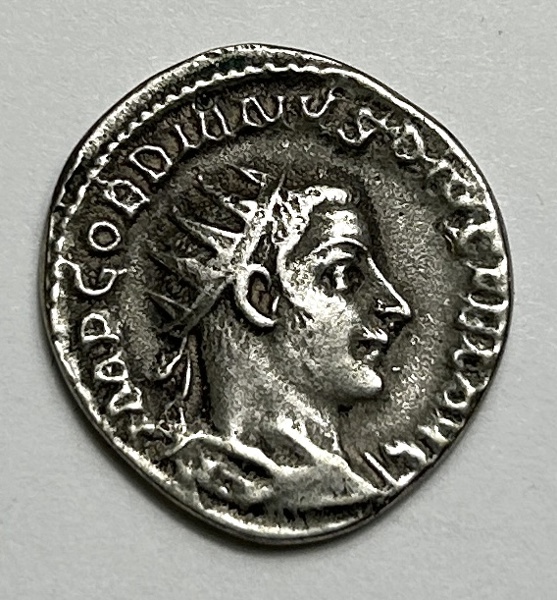 Rom Denar Gordian 238-244 eKr Silver