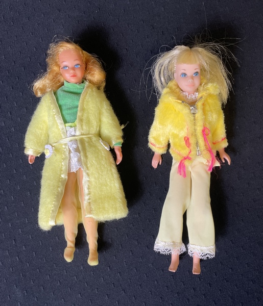 Dockor Skipper Kläder märkta Skipper 1967 & 1969