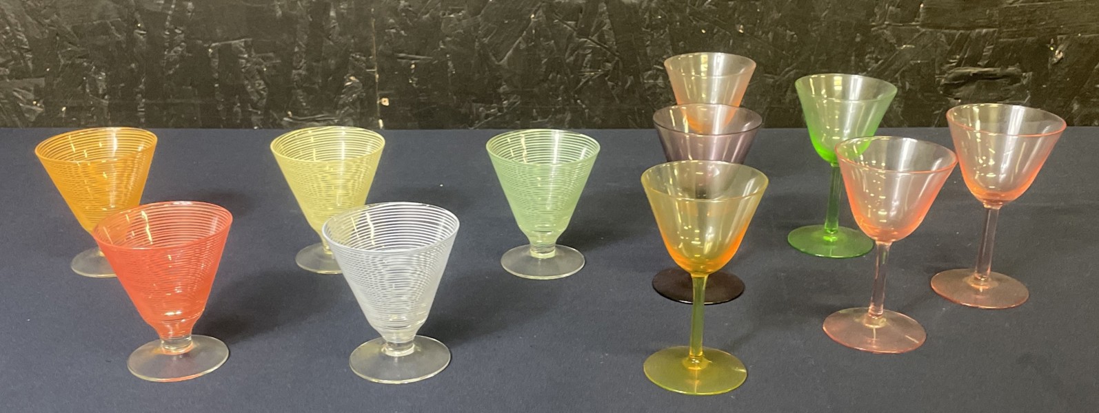 Glas bl a ”Party” 5 st  Bengt Orup 