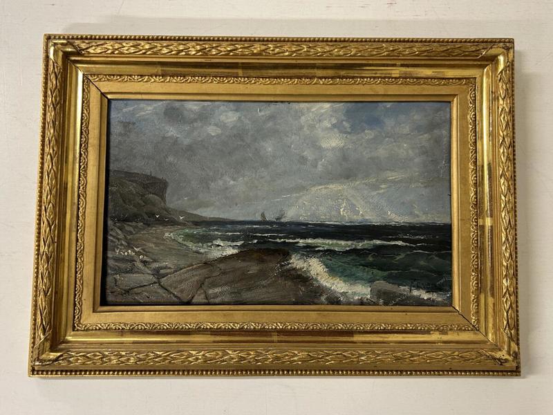 Olja på pannå, 32 x 19 cm