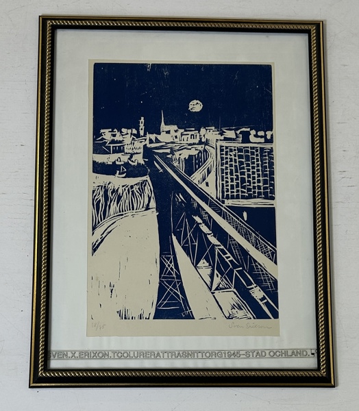 Sven X Erixon Färglitografi 18/75 
