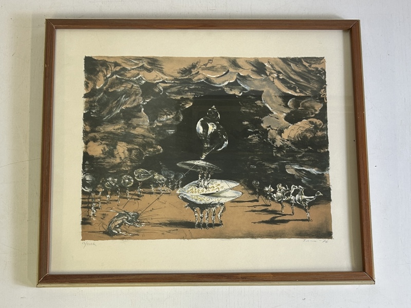 Färglitografi 18/200 signerad Gösta Gierow 