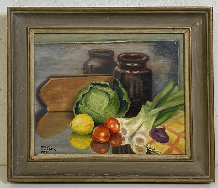 Olja på pannå Hugo Ericson - 1946 