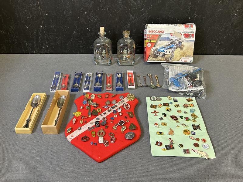 Märkessköld, Meccano, skedar m.m.  
