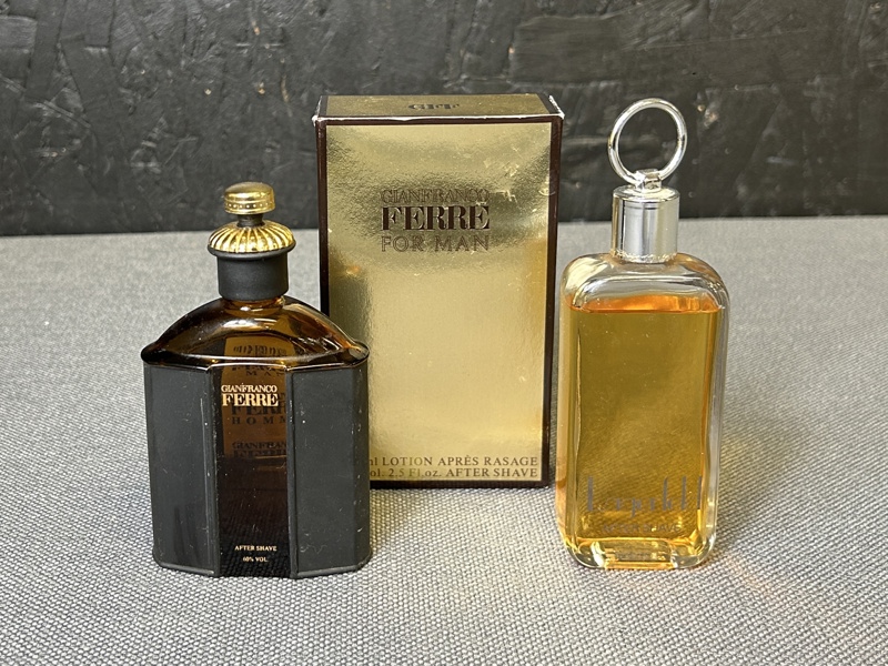 Två aftershave Lagerfeld och Gianfranco Ferre 