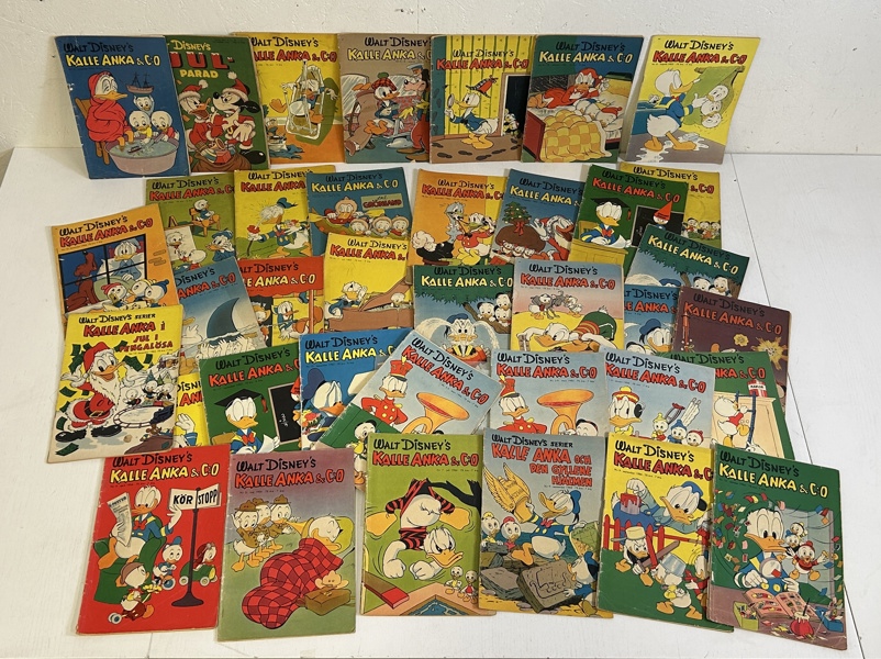 Serietidningar Kalle Anka 1951-54 (ej genomgångna)