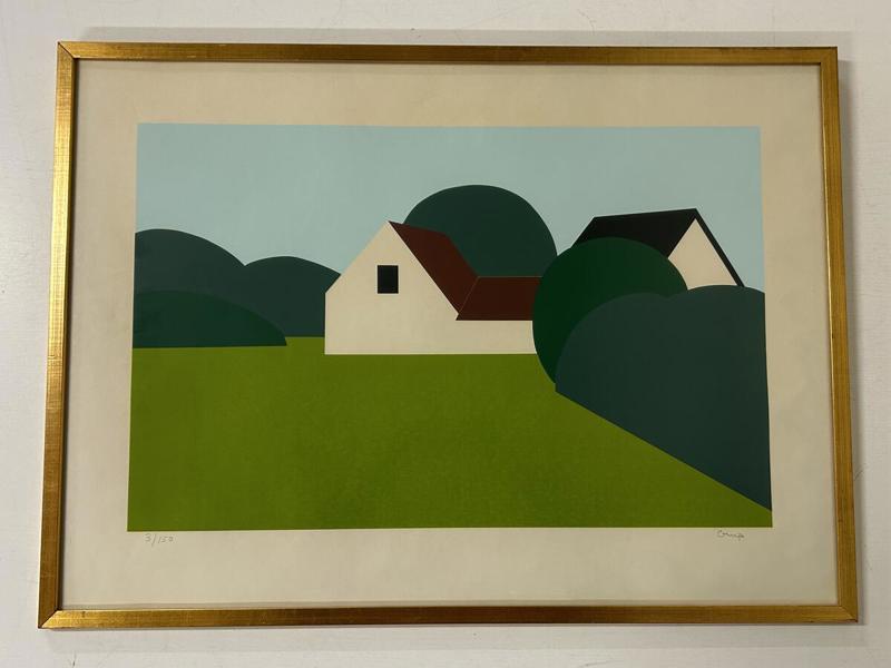Färglitografi 7/50, signerad "Orup"