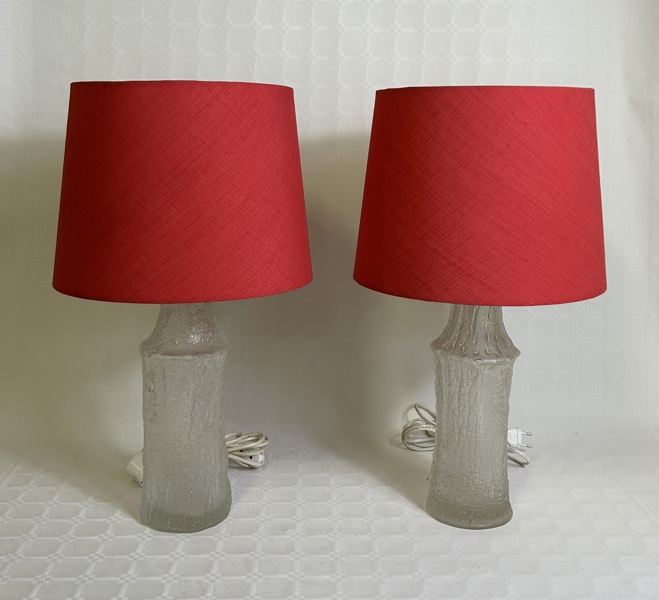 Timo Sarpaneva Iittala, paret bordslampor.