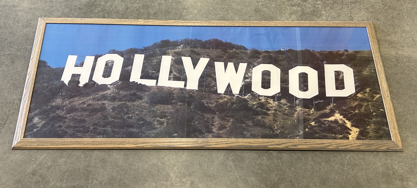 Affisch Hollywoodskylten 