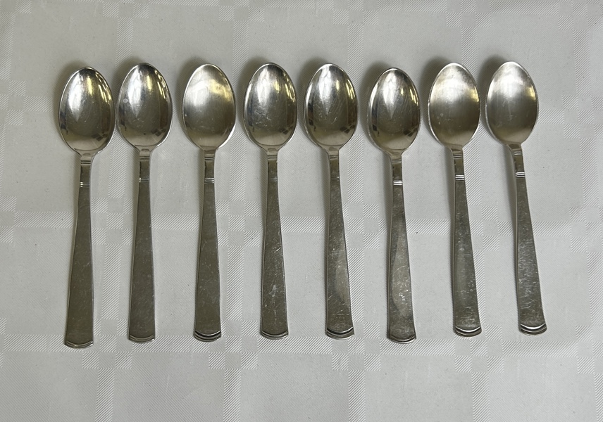 Silverskedar, 8 st.
