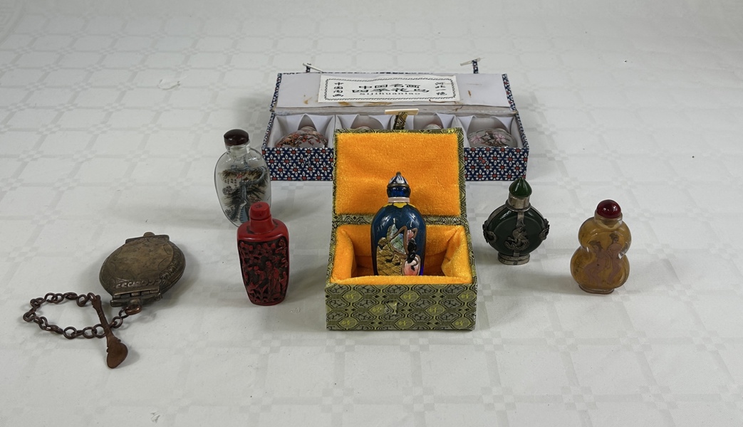Parfymflaskor, asiatiska, 10st.