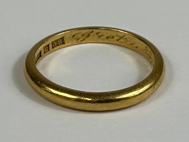 Ring, 23k guld.
