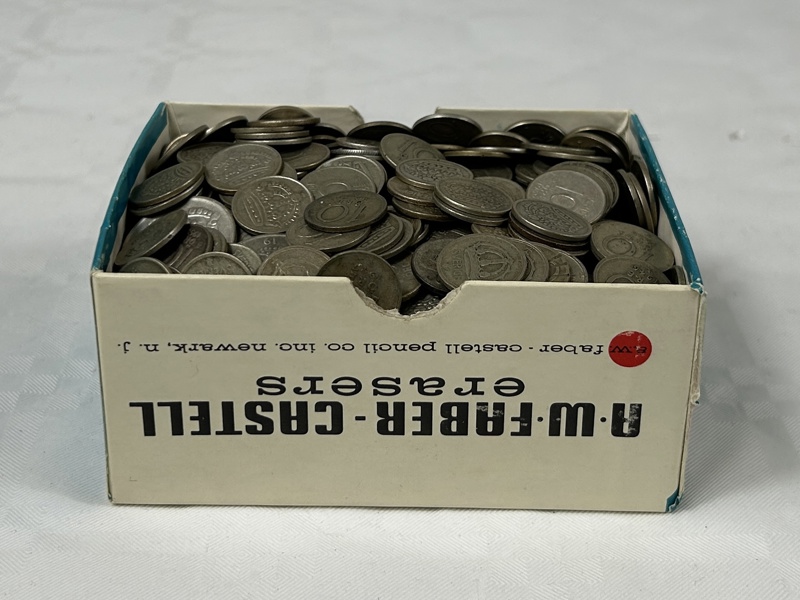 Silvermynt, 40%, ca 1,2kg.