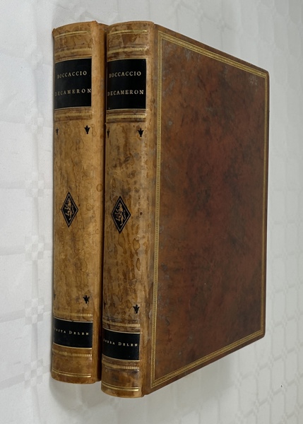 Boccaccio, Giovanni (1313-1375), 2 delar, Svensk översättning.