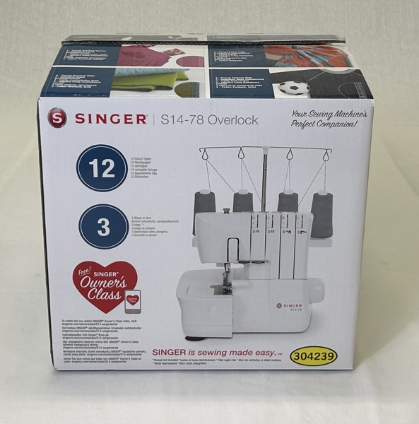Symaskin, Singer Overlock S14-78. 