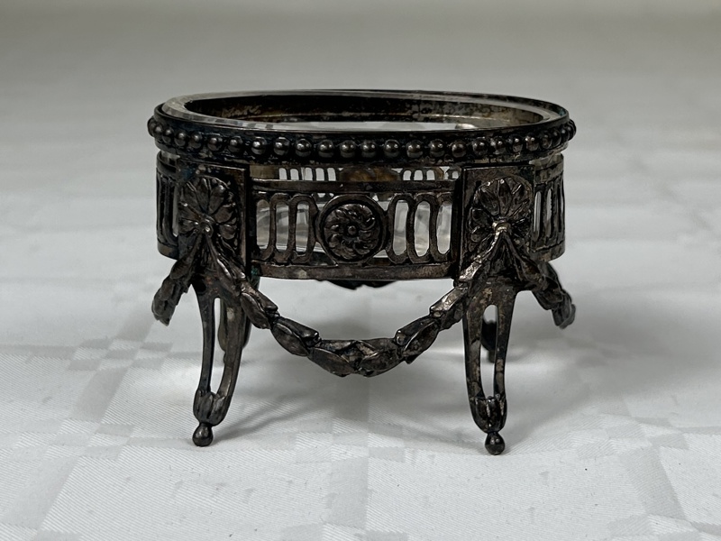 Saltkar, gustavianskt, silver.